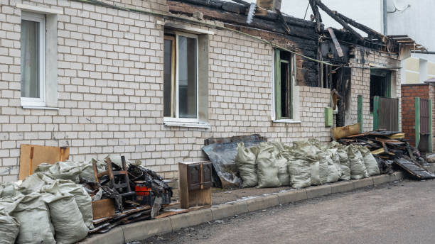 Professional Soot Cleanup technician working in Woodstock, MD
